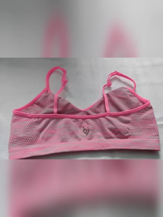 Justice Pink Bralette Sz 30 - Picture 2 of 3